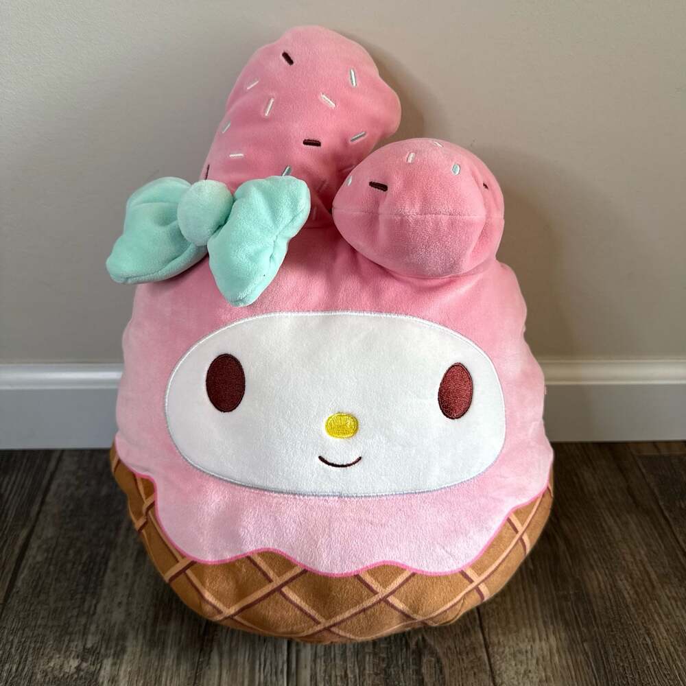 Squishmallows Sanrio My Melody Ice Cream Cone Plush Toy